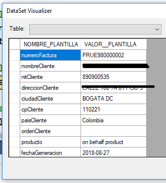 Primer DataTable