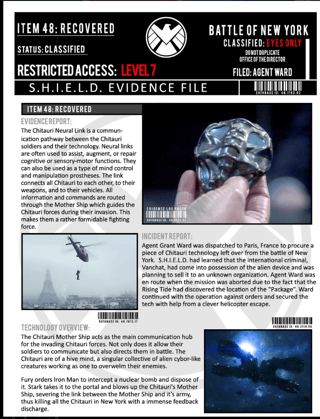 S.H.I.E.L.D. Evidence File - Chitauri Neural Link