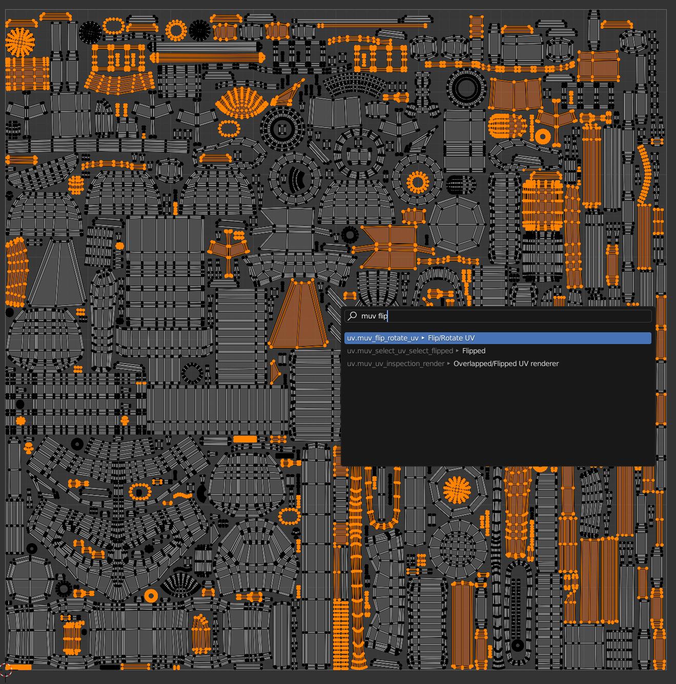 Flip UV commands