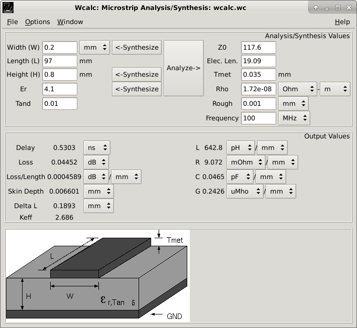 wCalc screenshot