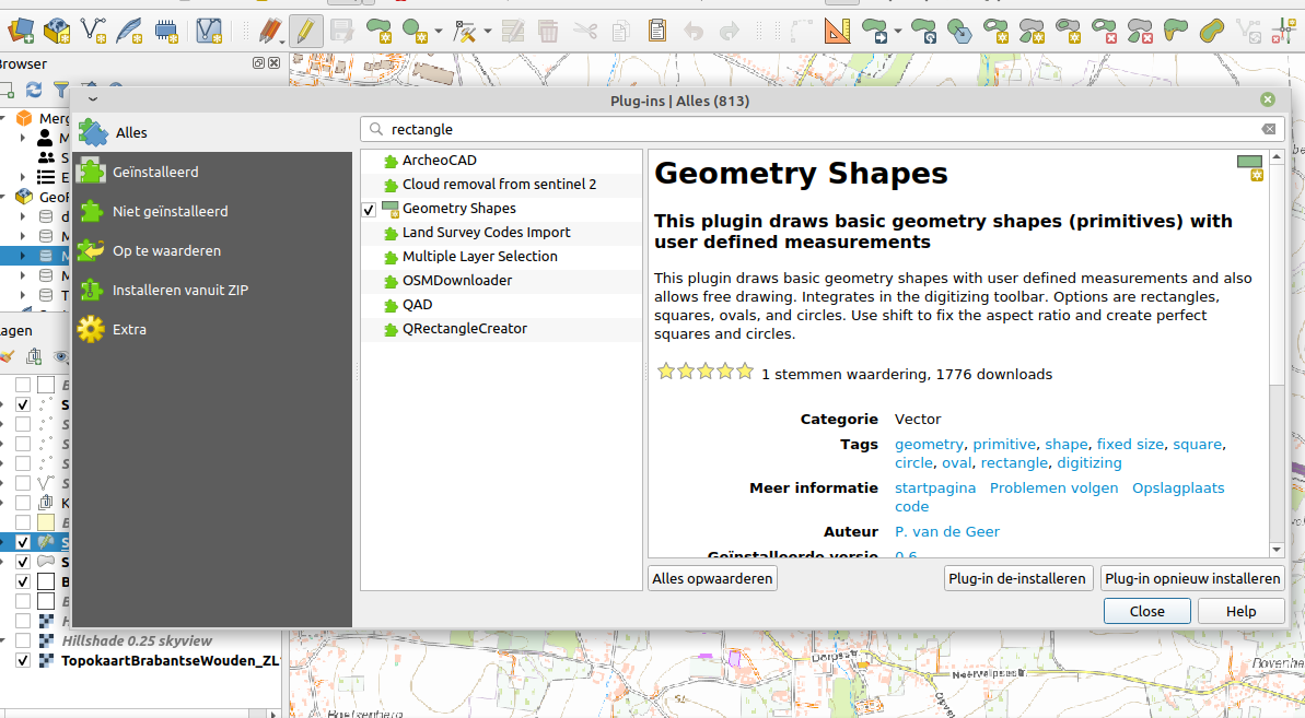 Geometry shapes plug-in