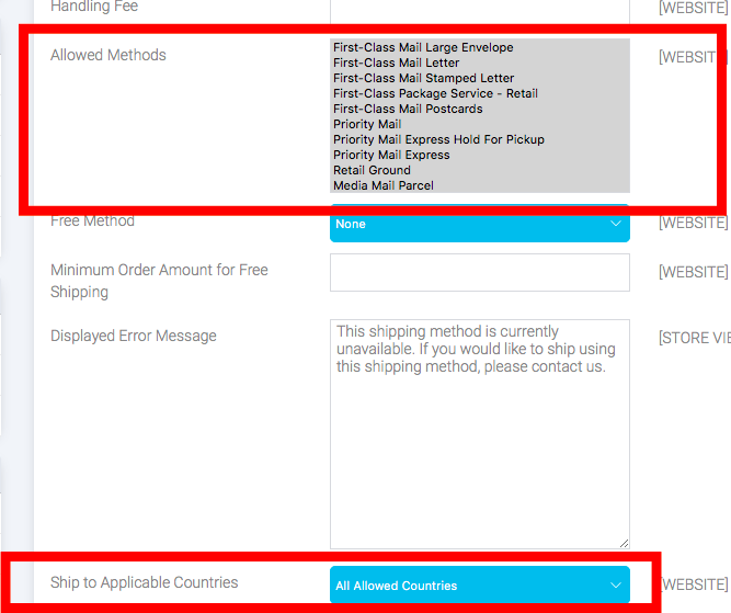 Make sure what USPS is enabled for countries, all shipping method from USPS is selected