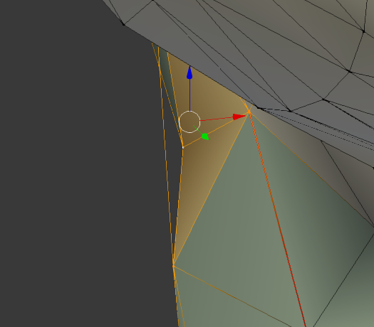 I need to join this edge to the rest of the mesh, how I do that?