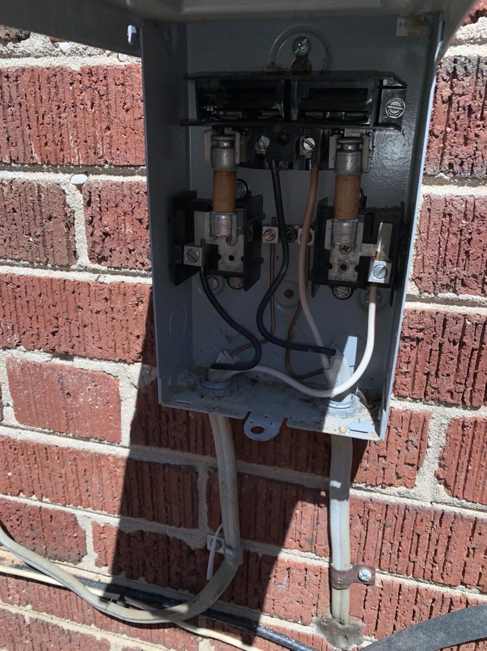 Existing 30A fused disconnect