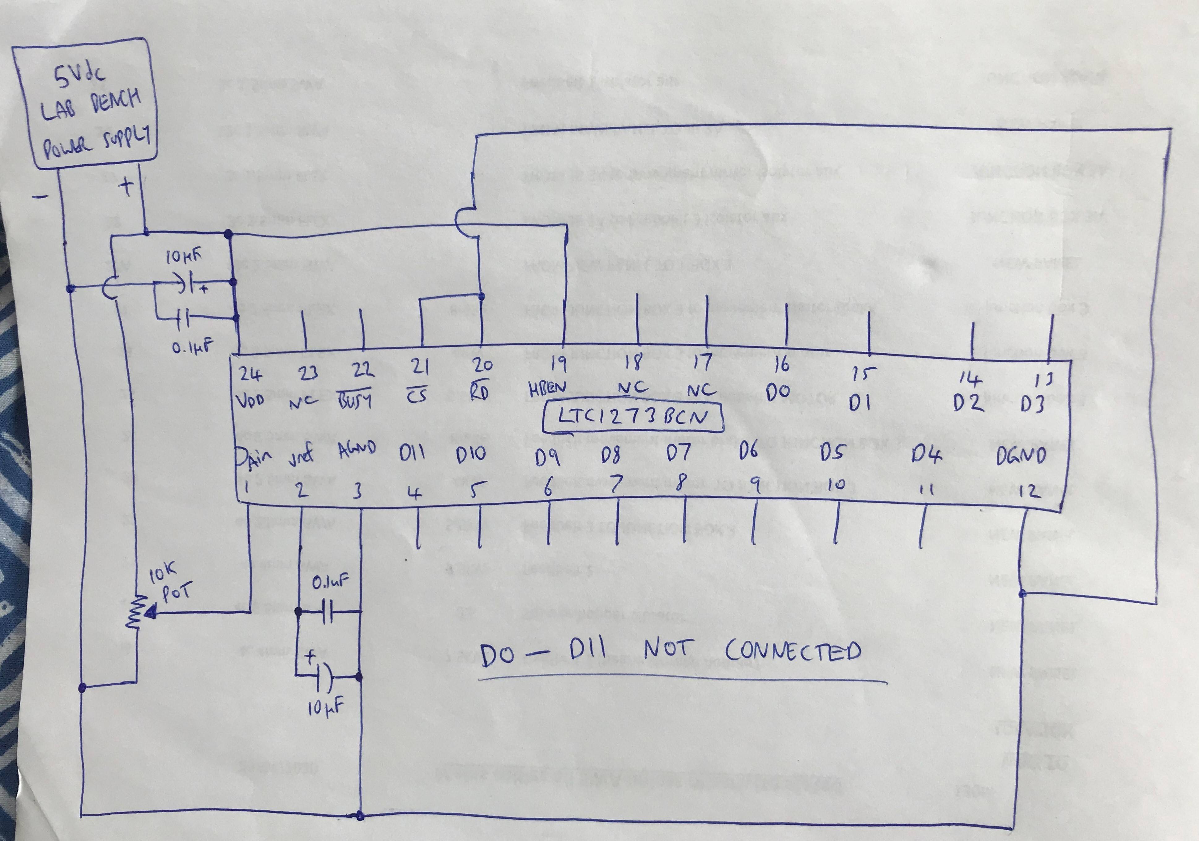 ADC Circuit diagram image