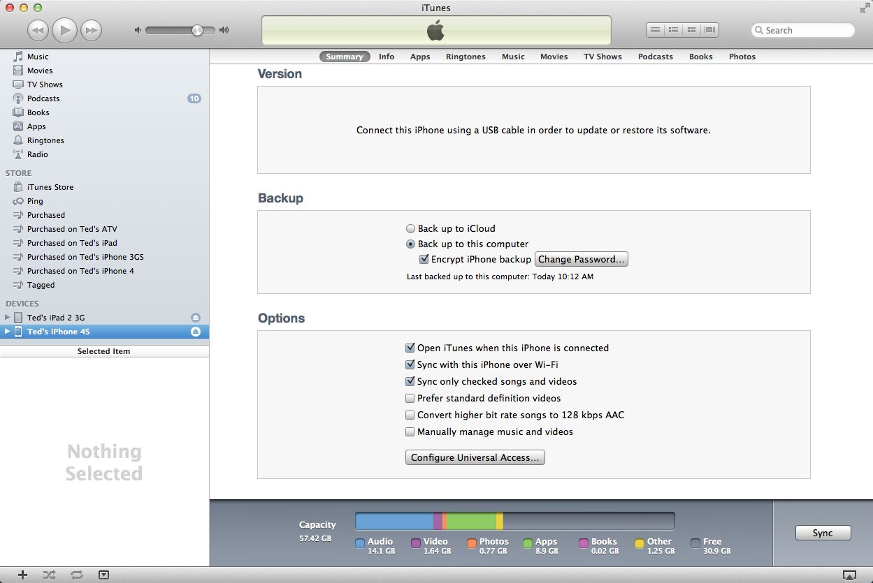 iTunes Screenshot