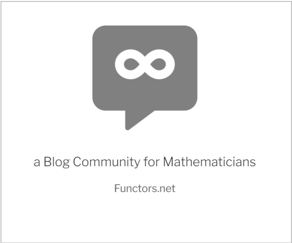 Functors.net, a blog community for mathematicians