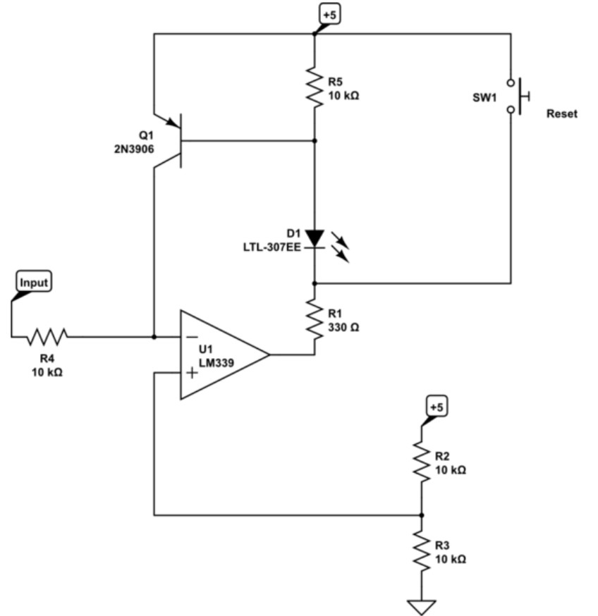 Latching compaartor