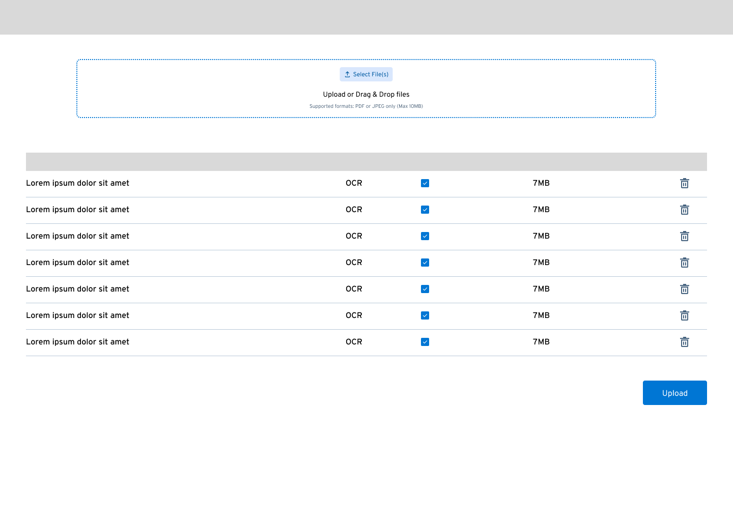 Upload System