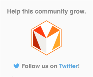 Help this community grow -- follow us on twitter!