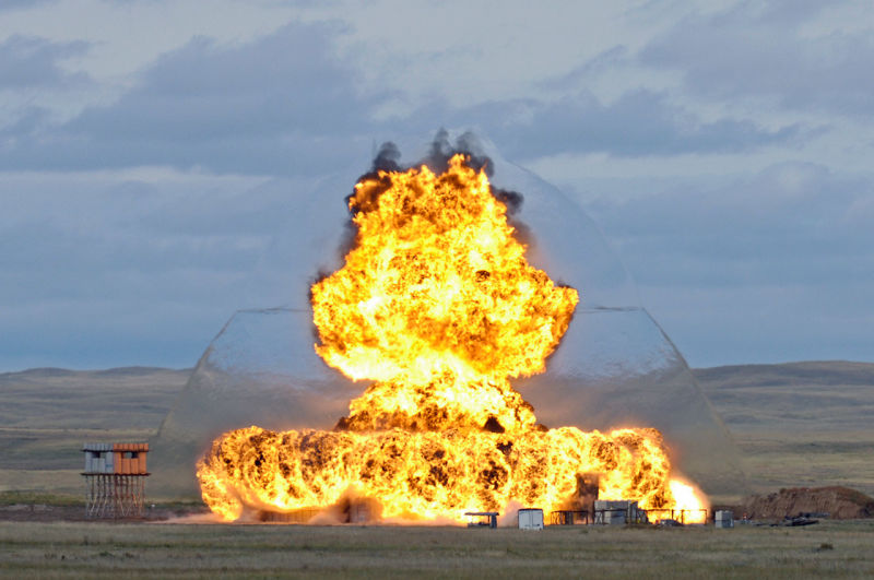 From https://io9.gizmodo.com/a-suprisingly-clear-photo-of-an-explosions-shock-wave-1691631397