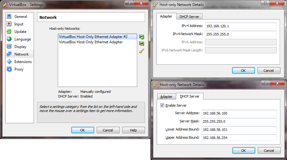 VirtualBox Host-Only Ethernet Adapter #2