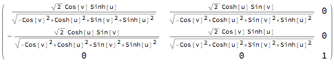 basis normalized containing only single angles