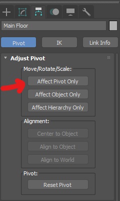 Unclick "Affect Pivot Only" 