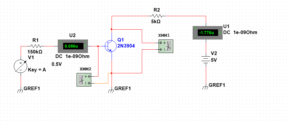 Picture 1: Ammeter before resistor