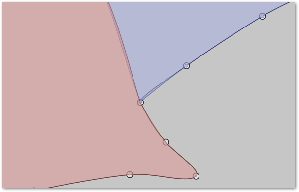 3 adjoining polygons