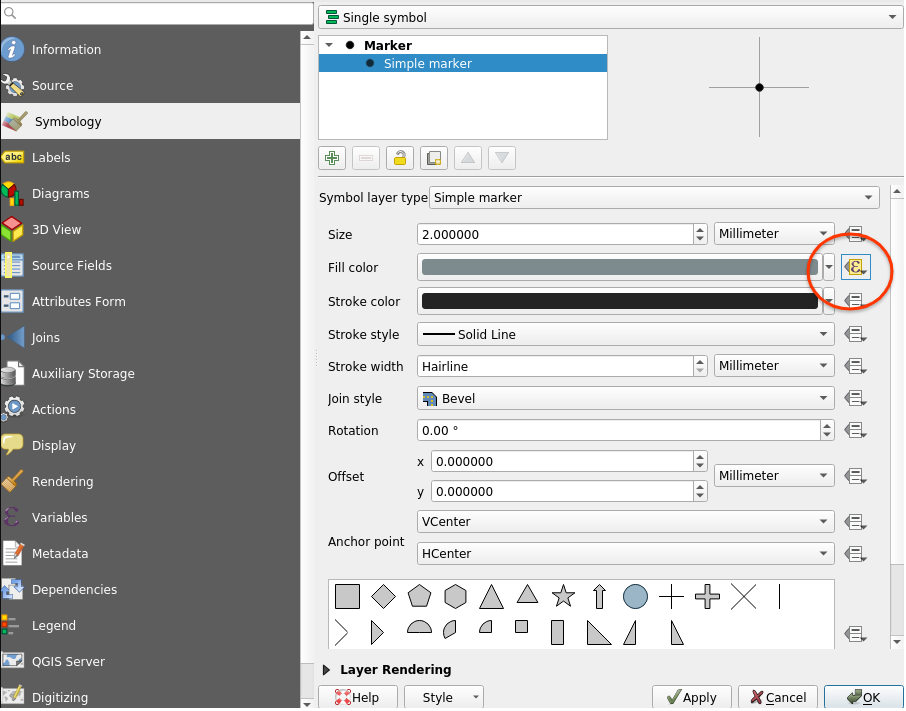 data defined override