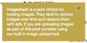 imageshack warning