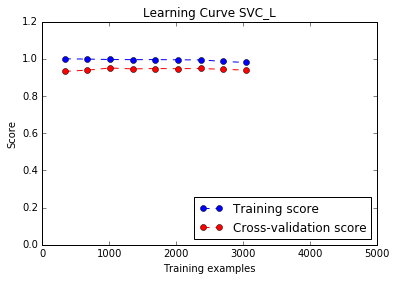 Learning Curve SVM