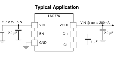 LM2776 Charge Pump IC