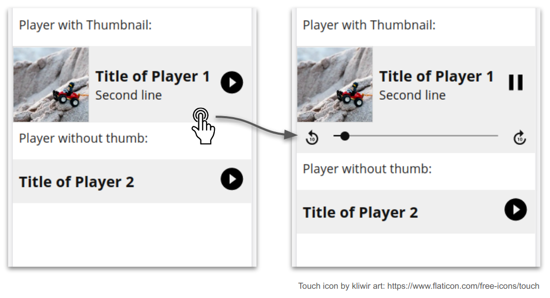 Concept of the Player UI