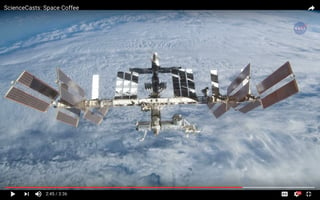 screenshot ScienceCasts: Space Coffee from ScienceAtNASA