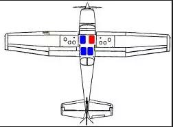 Cessna 172's seat configuration