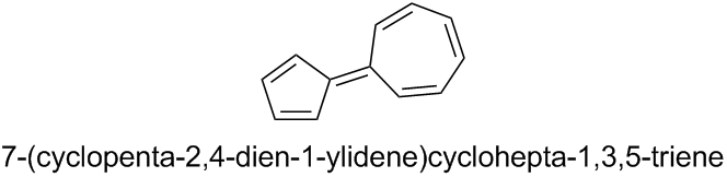 7-(cyclopenta-2,4-dien-1-ylidene)cyclohepta-1,3,5-triene