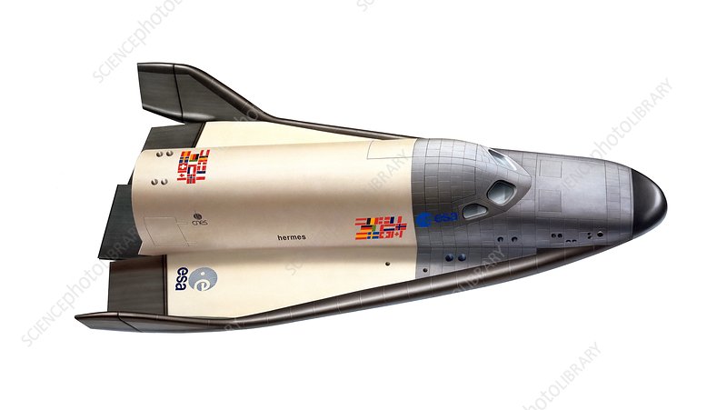 Artist impression of Hermes spaceplane