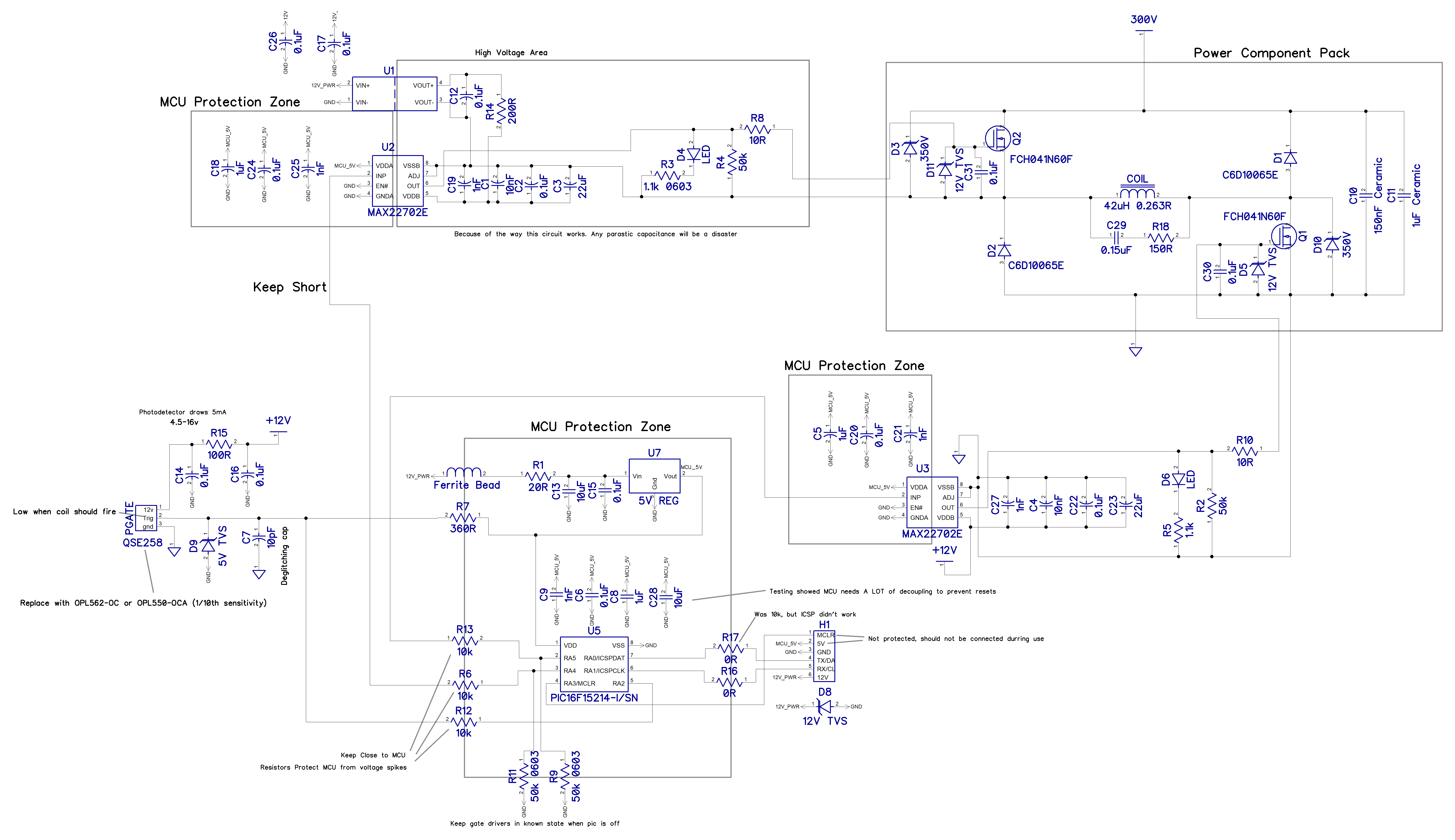 Coil Gun Stage Driver Schematic