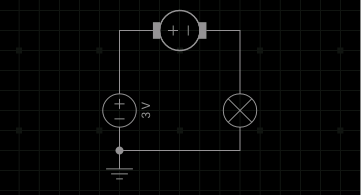 Schematic of the circuit