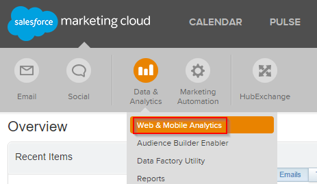 Web & Mobile Analytics screenshot