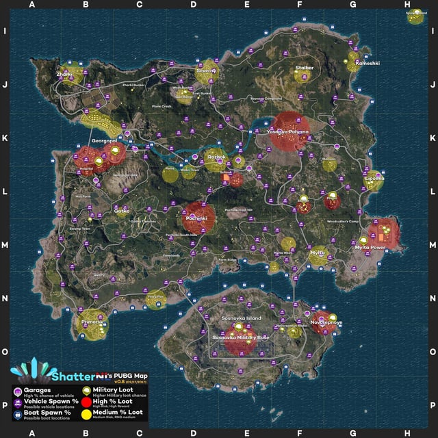 PUBG MAP