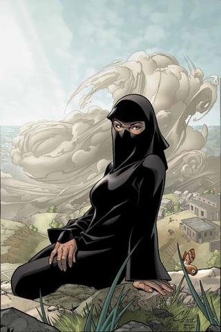 Image of Dust (Sooraya Qadir) from "New X-Men: Hellions Vol. 1 #2."