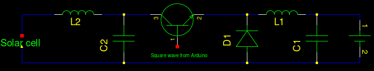 Schematic showing how L2 and C2 are connected