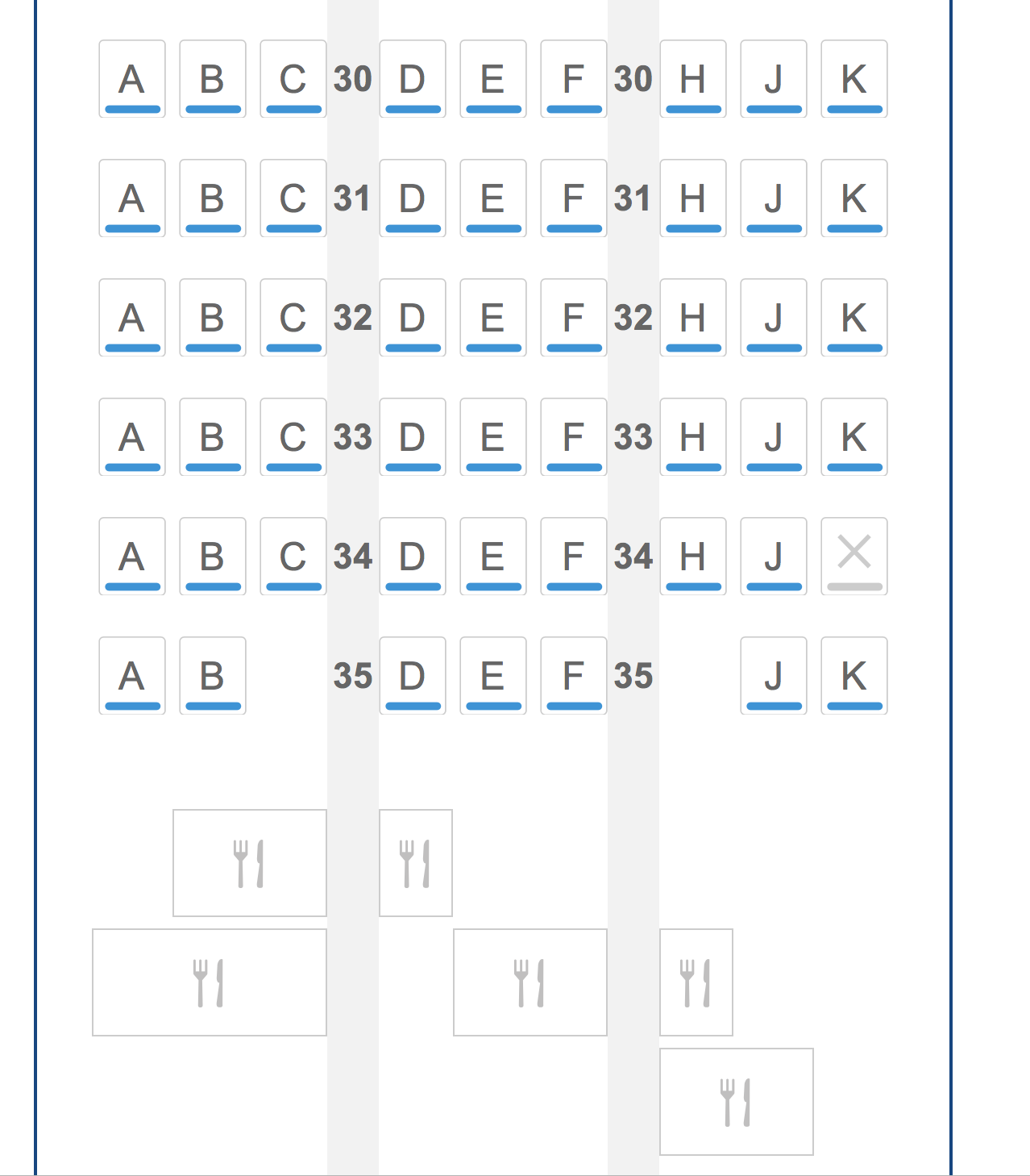 rows 30 to 35