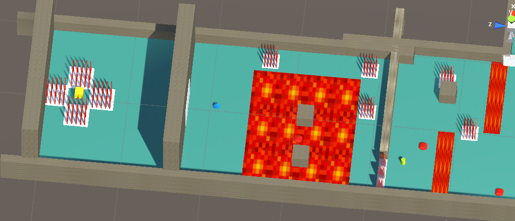 Tiling is x:3 and y:4. Note the Lava and wood.