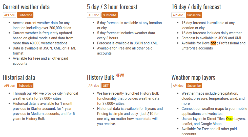 Openweathermap