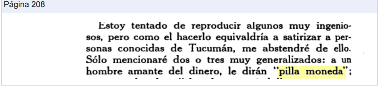 captura término en sobrenombres santiagueños