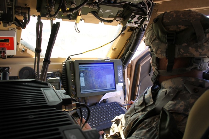 BFT mounted in a HMMWV