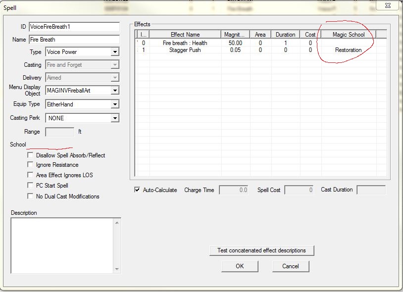 Screenshot showing Creation Kit Voice Power