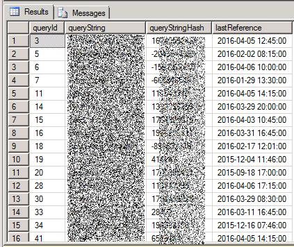 MSSQLogQueryString