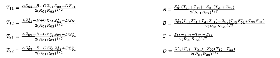 ABCD and T parameters