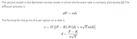 Bachelier Equation