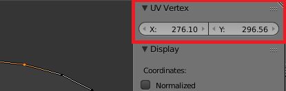 Selected Vertex