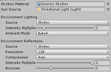 Lighting Settings