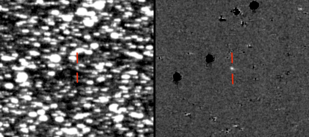 ATLAS image of asteroid 2019 LD2 from late June 2019