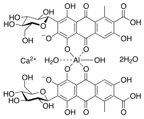 Structure of carmine