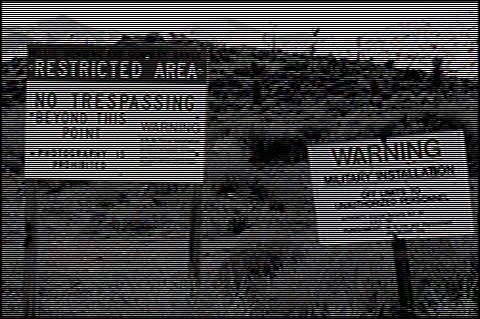 no trespassing