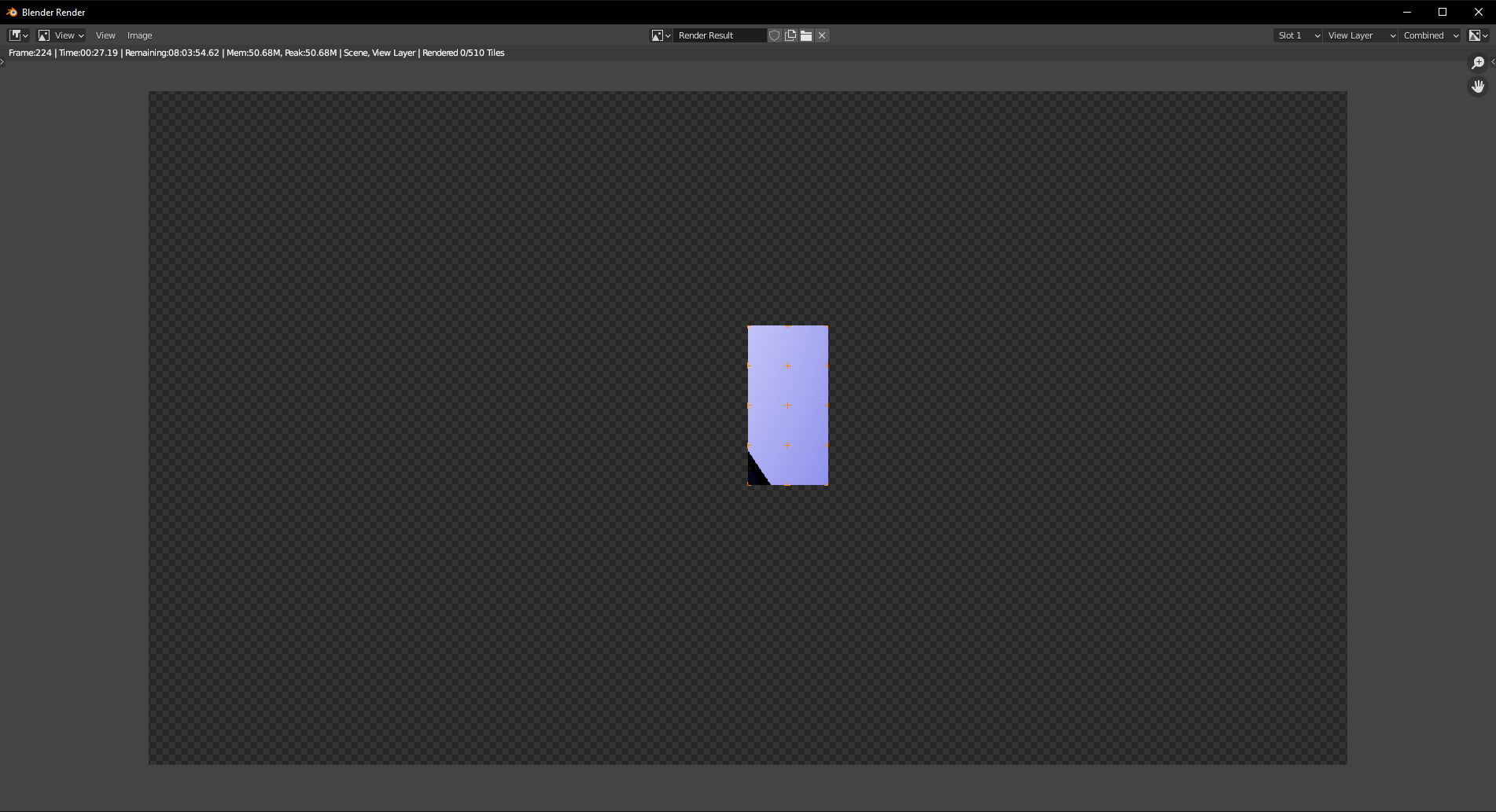 render view, not done rendering